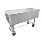 Stainless Steel Meat Storage Tub with Drain